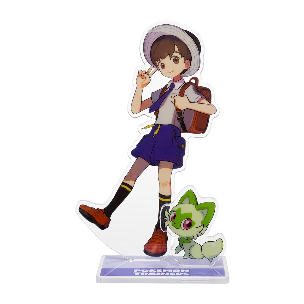 Official Pokémon Center Japan licensed product, Haruto & Nyaoha acrylic stand from Japan