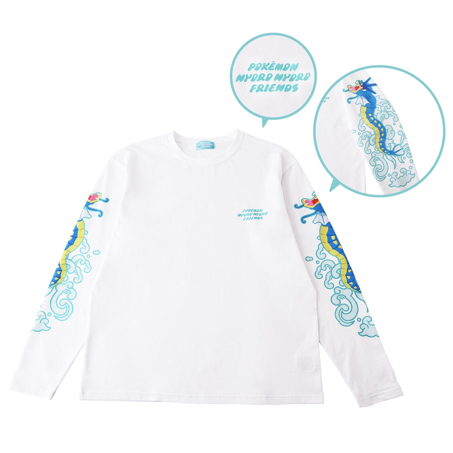 Long T-shirt POKÉMON NYORO NYORO FRIENDS Gyarados no Tanobori Free