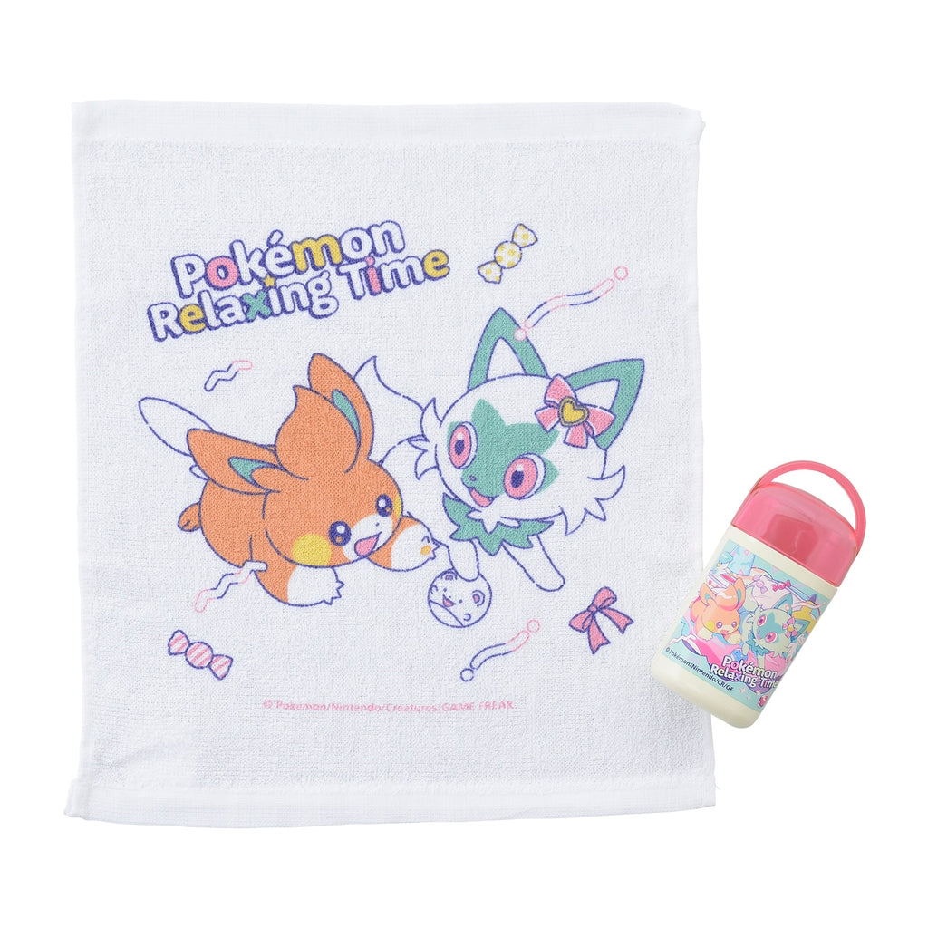 Wet towel with case Pokémon Relaxing Time