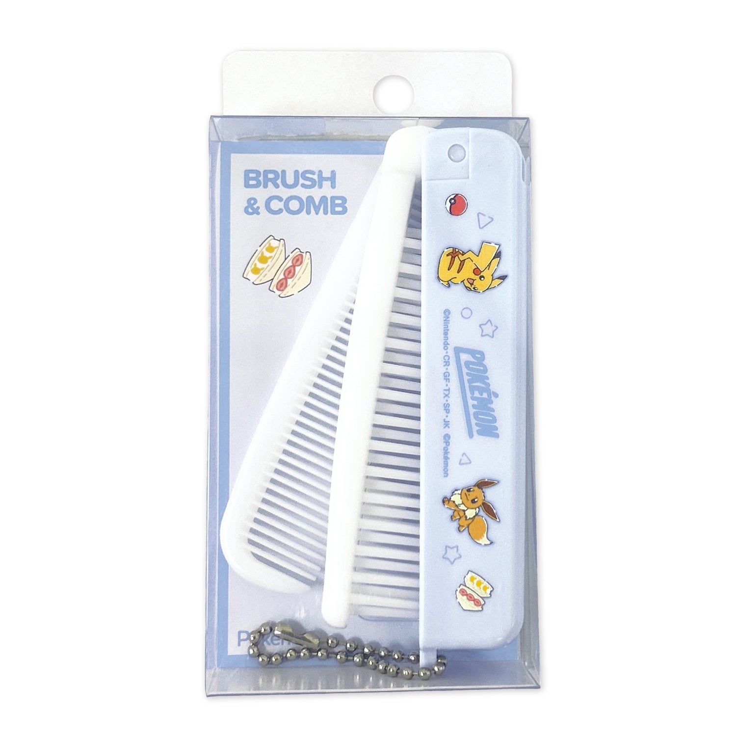 Folding brush & comb/ENJOY SWEETS