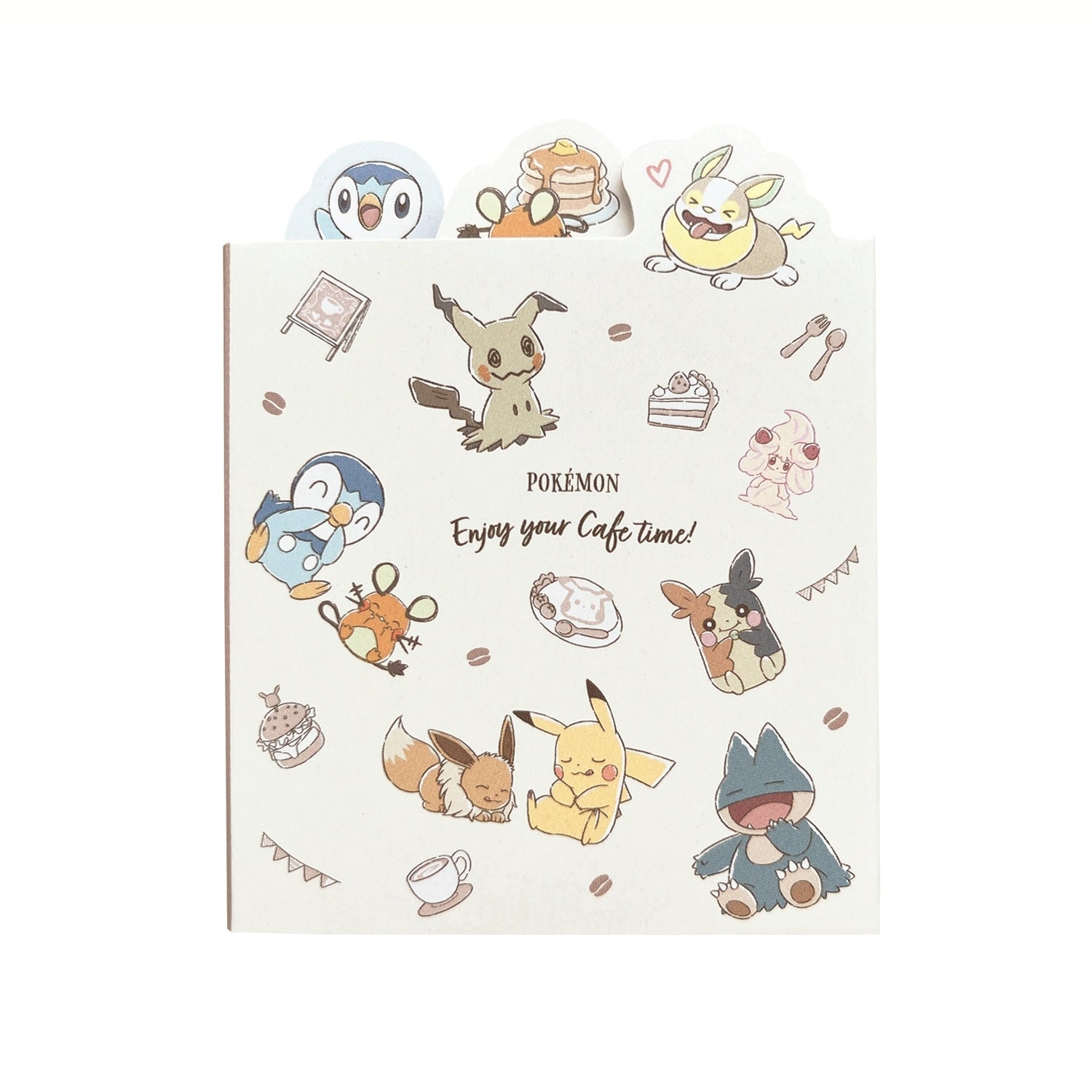 Authentic Japanese Pokemon Patapata Memo, showcasing rare and exclusive stationery design