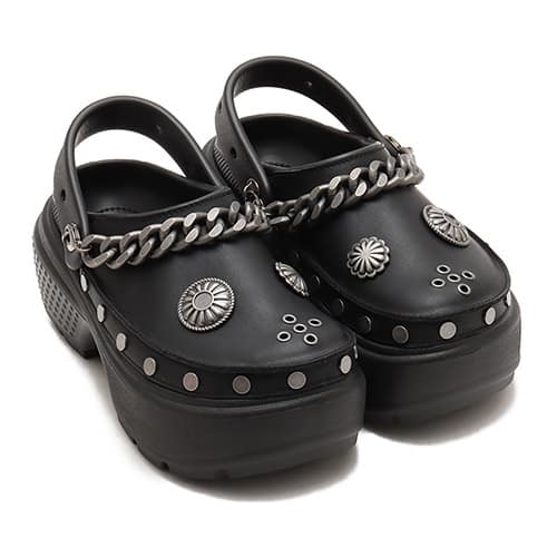 atmos Tokyo Crocs Stomp Clog Sneakers with embellishments from Japan
