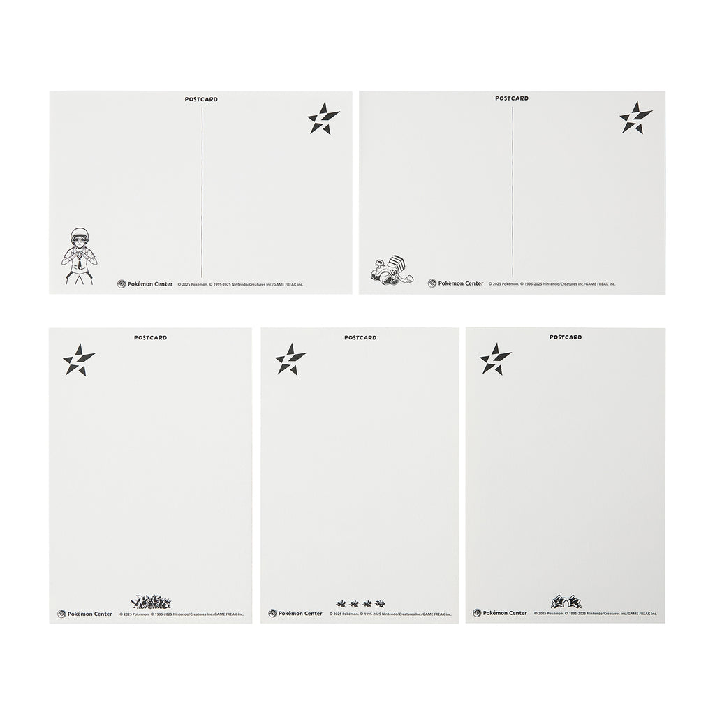 Postcard & stand set POKÉMON TRAINERS -STARDUST★BESTIES-