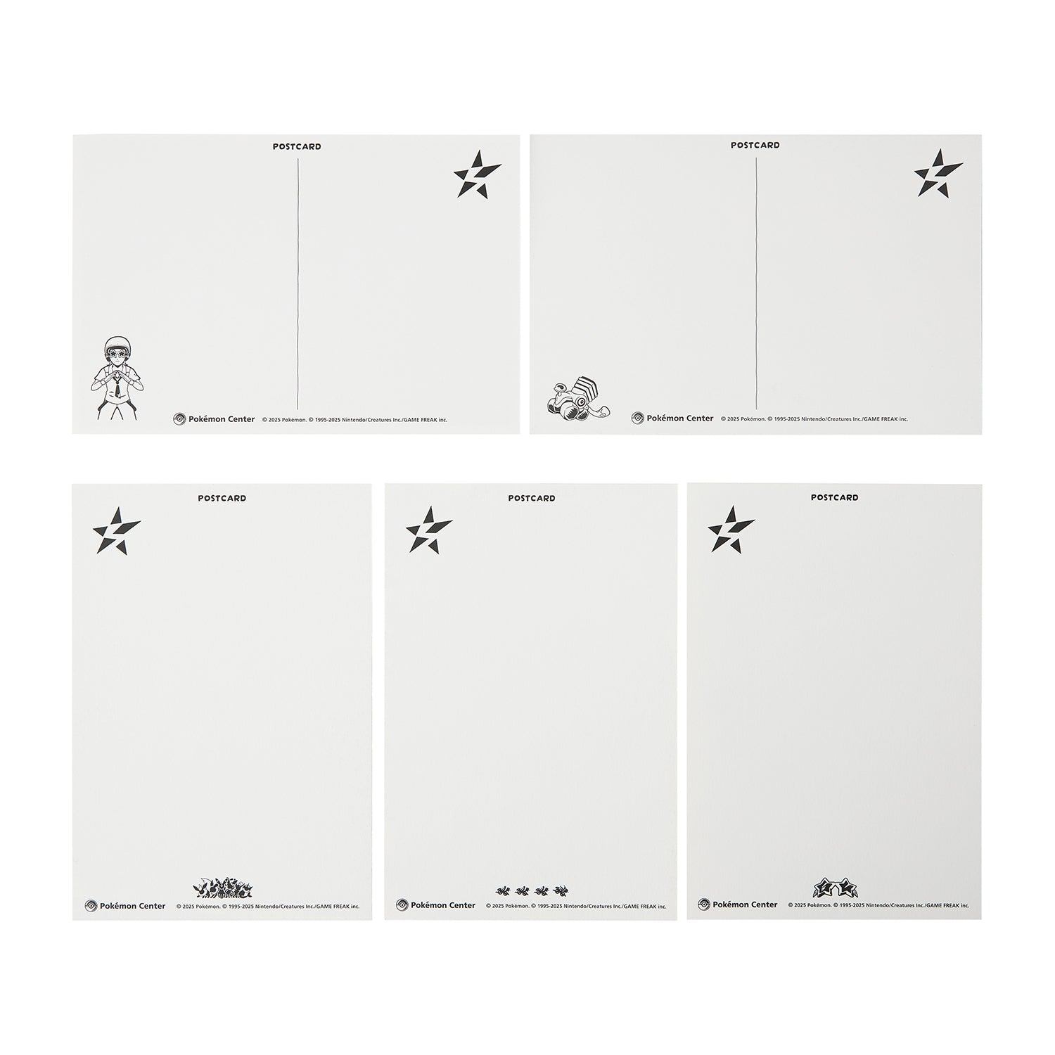 Postcard & stand set POKÉMON TRAINERS -STARDUST★BESTIES-