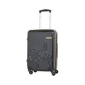 Pikachu Suitcase S Black from Japan - front view with Pikachu character