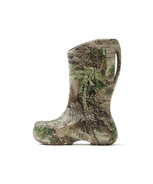 Crocs Hydra Boot Real Tree from atmos Tokyo, Japan - exclusive sneakers with tree camo design
