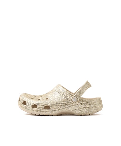 Crocs Classic Chunky Glitter Clog with glitter details from Japan