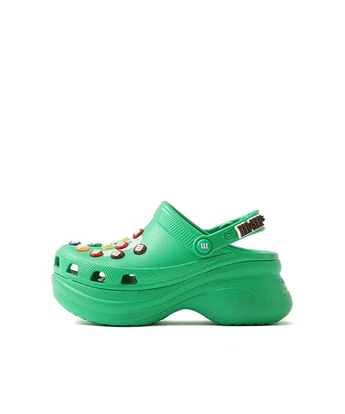 M&Ms Crocs Bae Clog Sneakers with colorful M&Ms design from Japan