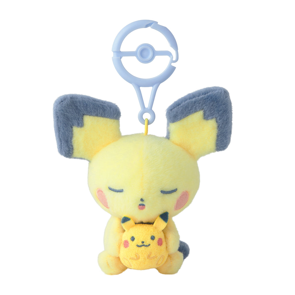 Mascot Little Daydream Pichu plush toy from Japan, cute facial expression