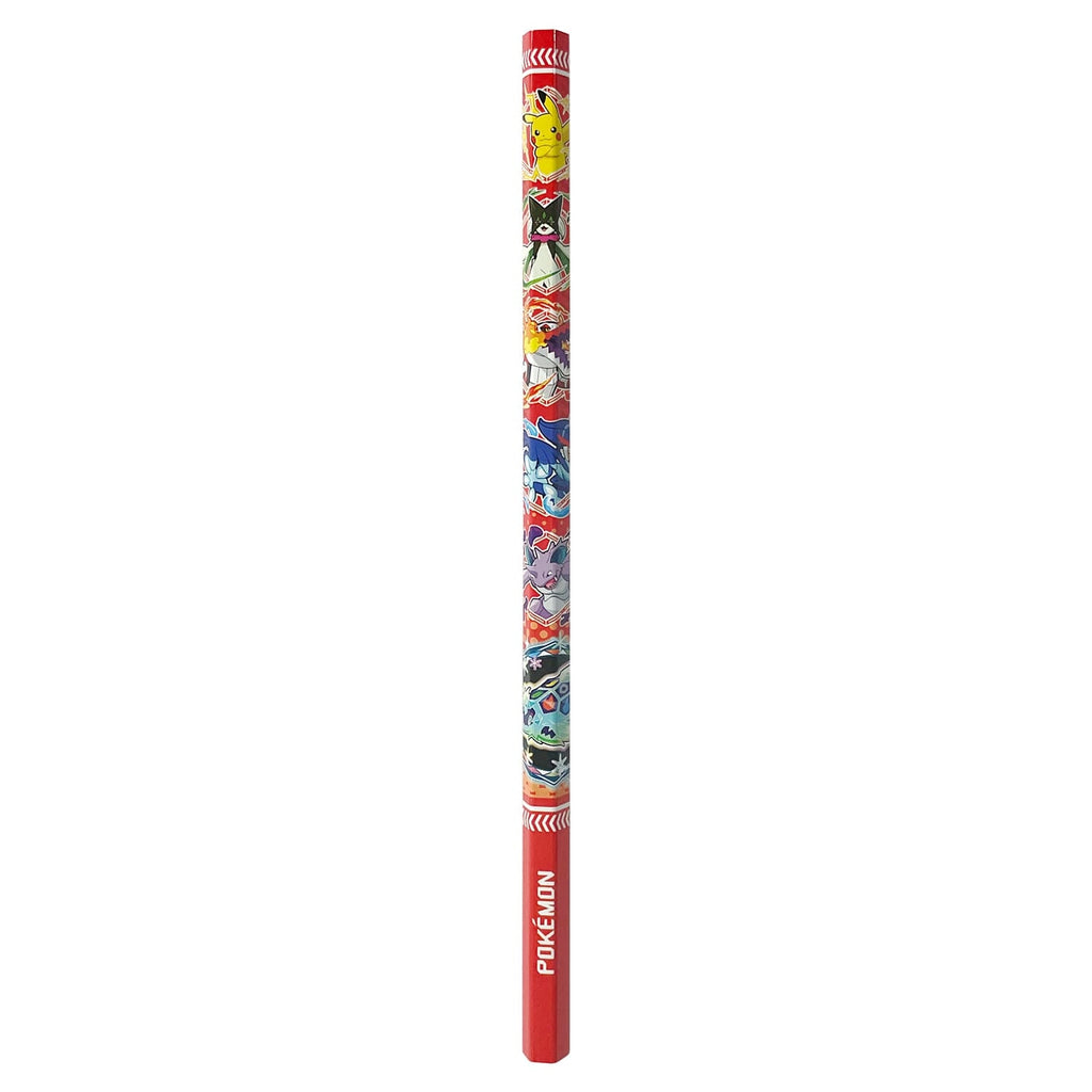 Authentic Japanese Pokemon Red Pencil with official logo and packaging from Japan