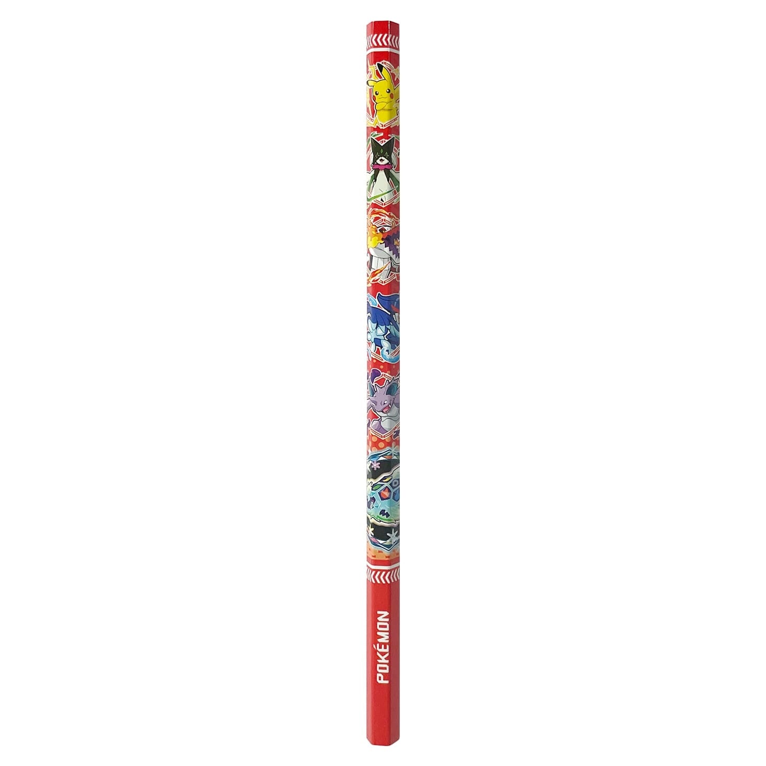 Authentic Japanese Pokemon Red Pencil with official logo and packaging from Japan
