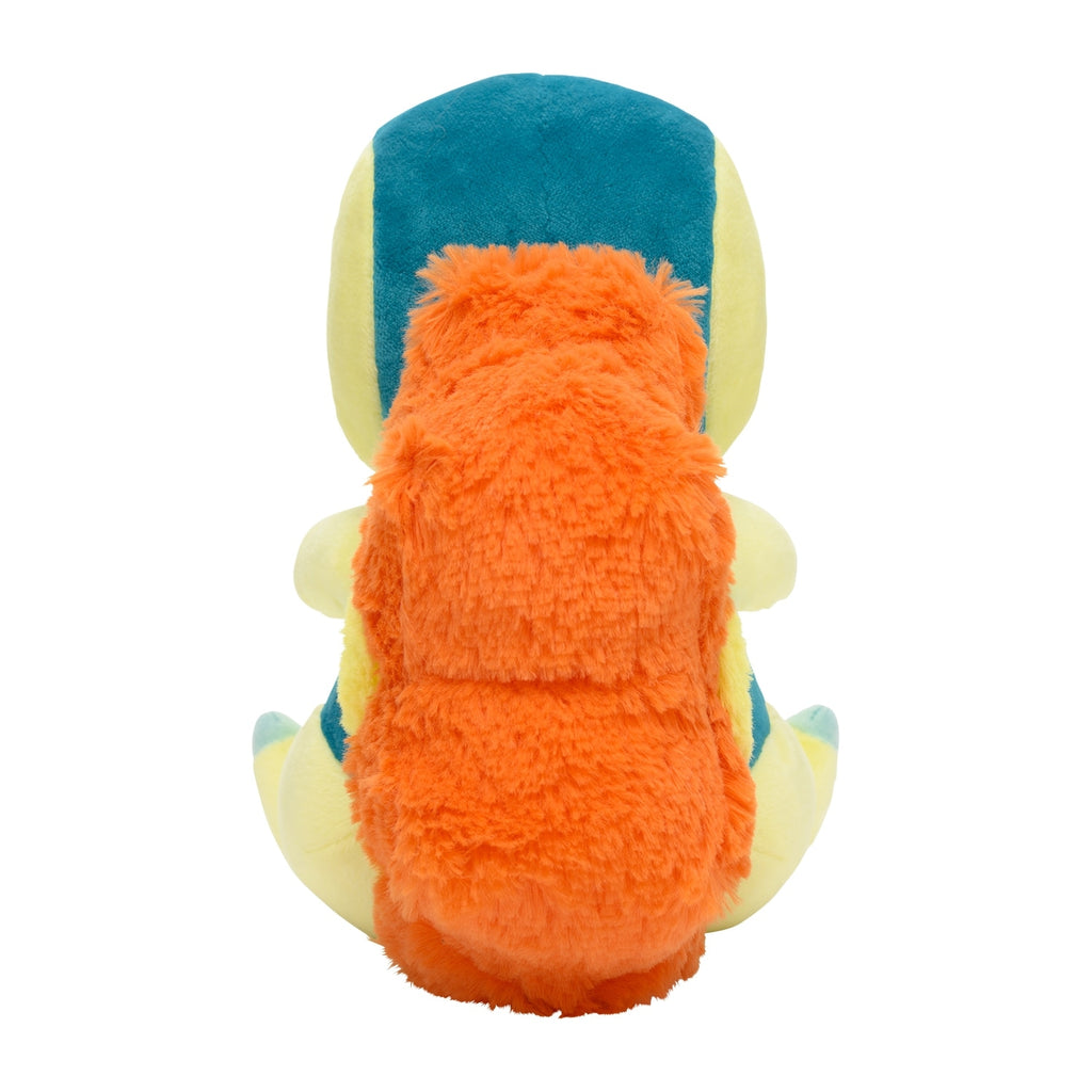 Cute Hinoarashi plushie with vibrant orange color from Japan
