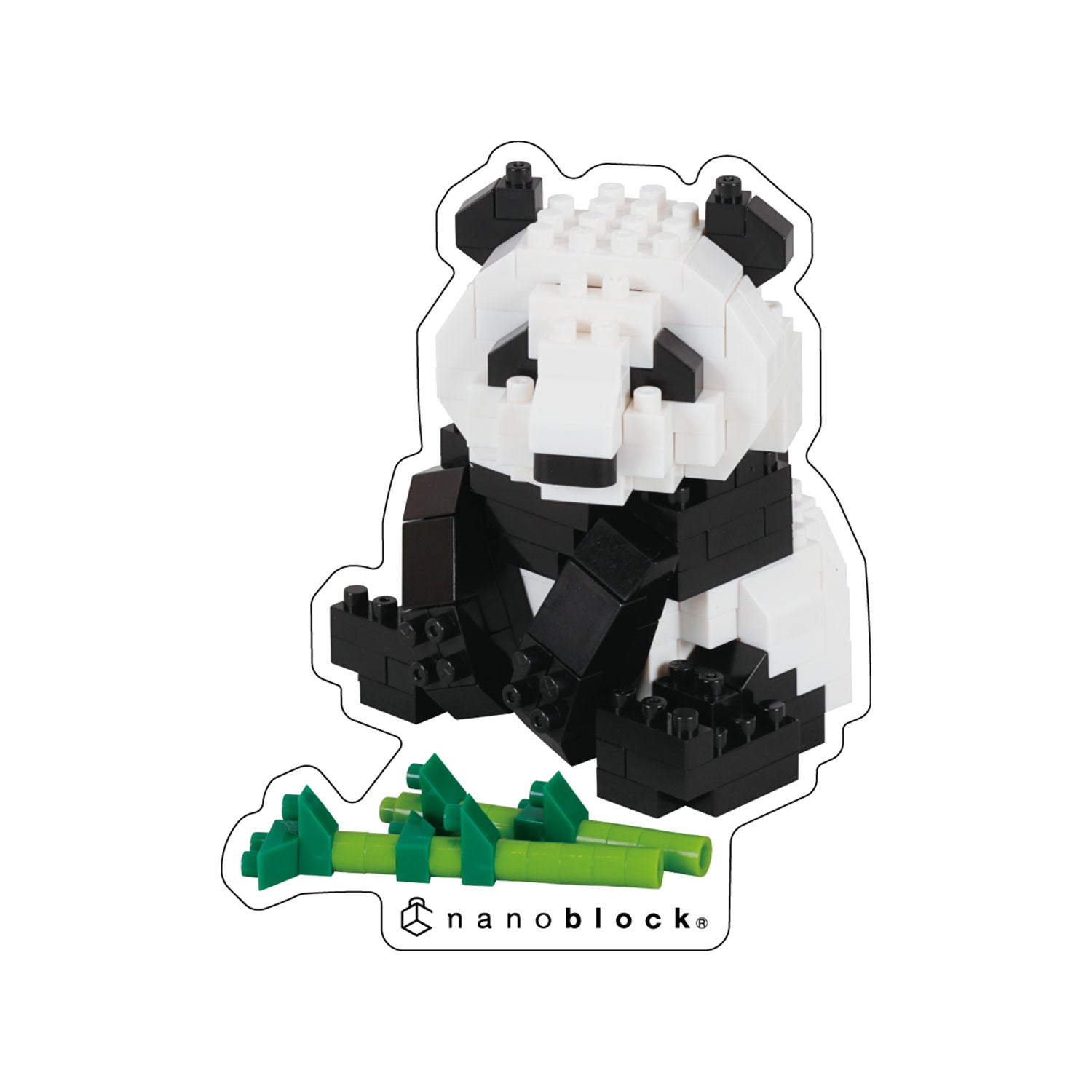 Nanoblock sticker set of 5 animals