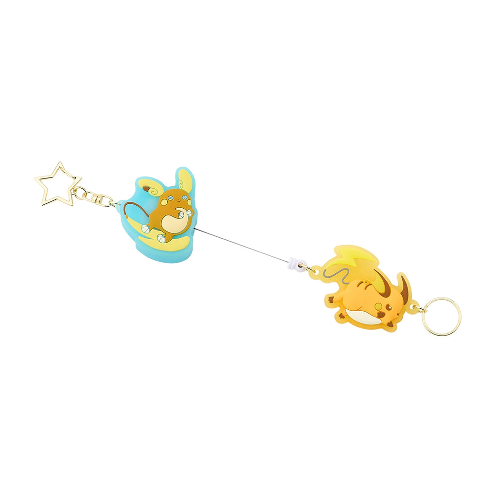 Alolan Raichu keychain from Japan, showcasing detailed Pokemon design