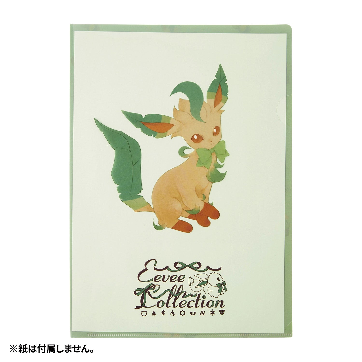 A4 Clear File featuring Eevee and Leafeon, sourced from Japan