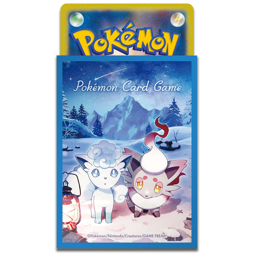 Pokémon TCG Premium Gloss Deck Sleeves – Snowy Gathering Blue (Japan)