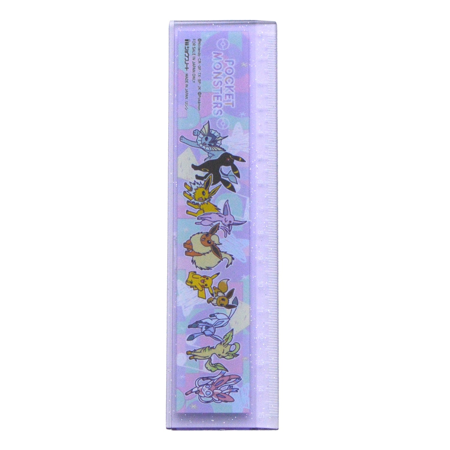 Close-up of Pokemon Ruler Pastel Flakes with character design from Japan