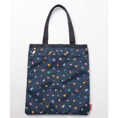 EMERALD TOTE Pokemon and flowers