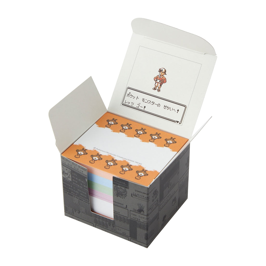Japanese Pokemon Memo Pad, gold and silver, with official packaging from Japan