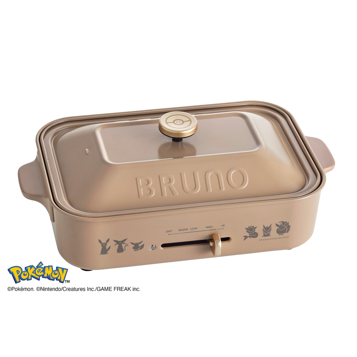 [BRUNO] Eevee Friends Compact Hot Plate Brown