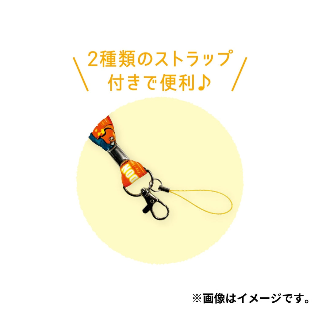 Neck strap with Charizard's wings spread, collectible item from Japan