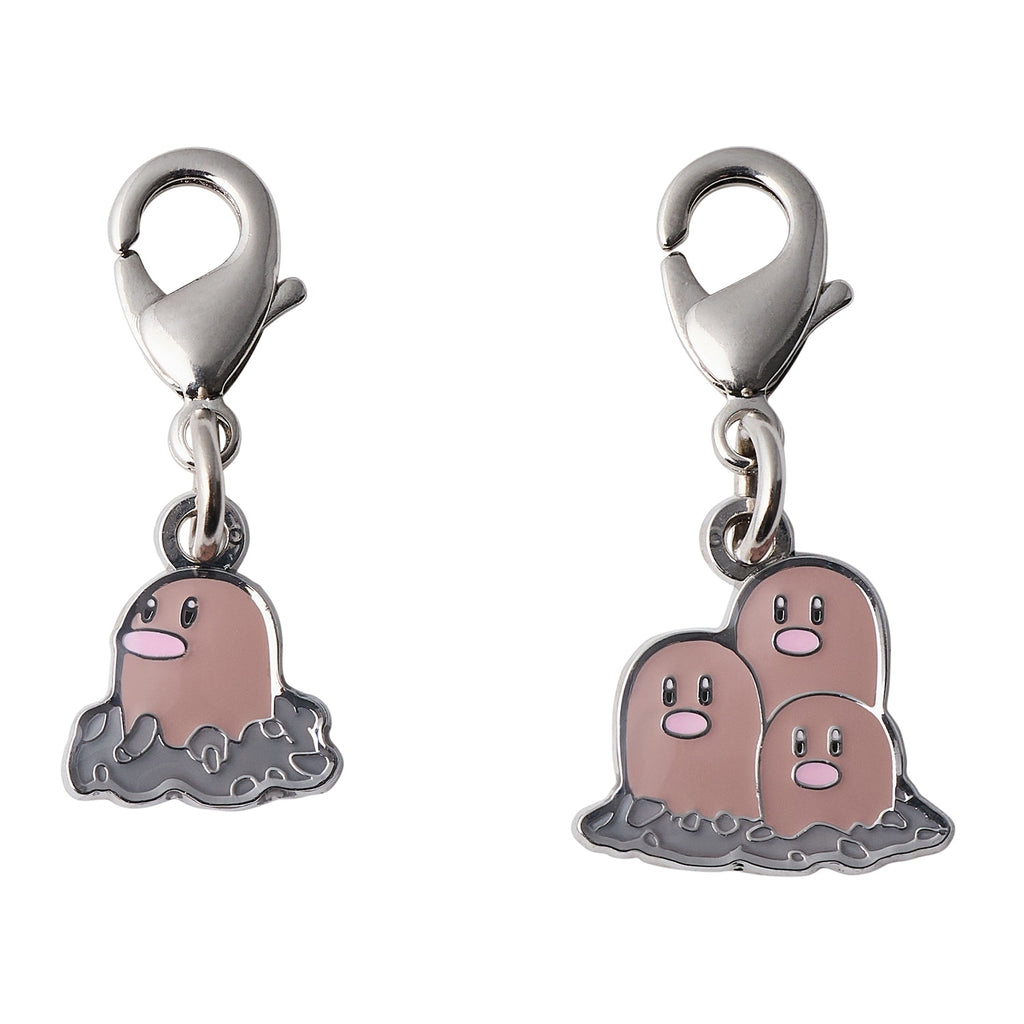 National Encyclopedia Metal Charm 050/051 from Japan, featuring Pokemon character