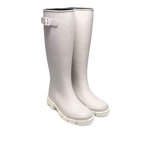 ANNA SUI Archive Rubber long boots with unique design from Japan