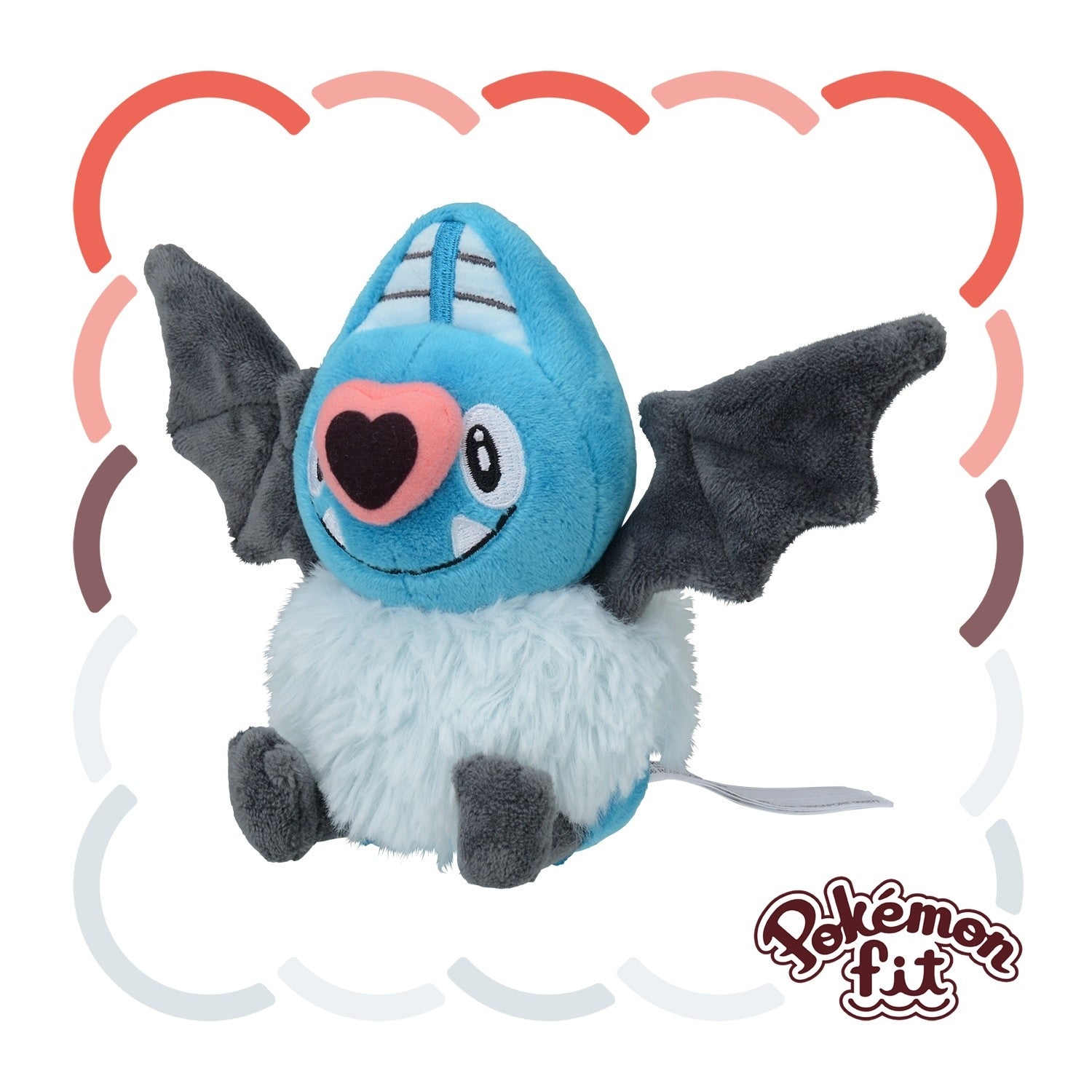 Pokémon Fit Swoobat (#528) Official Plush – Pokémon Center Japan