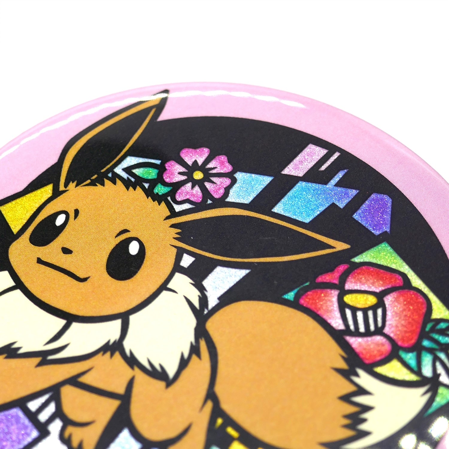 Official Pokemon Center Japan Eevee enamel pin badge, sourced from Japan, showcasing detailed Eevee character