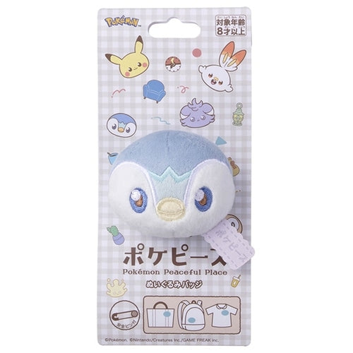 Pochama Pokepiece Plush Badge from Japan, cute design