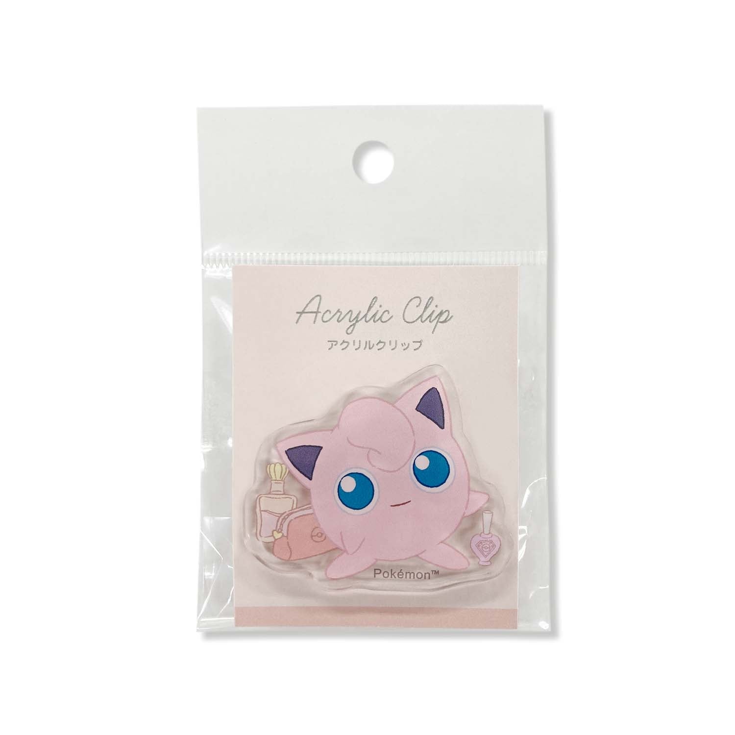 Die cut acrylic clip/pudding