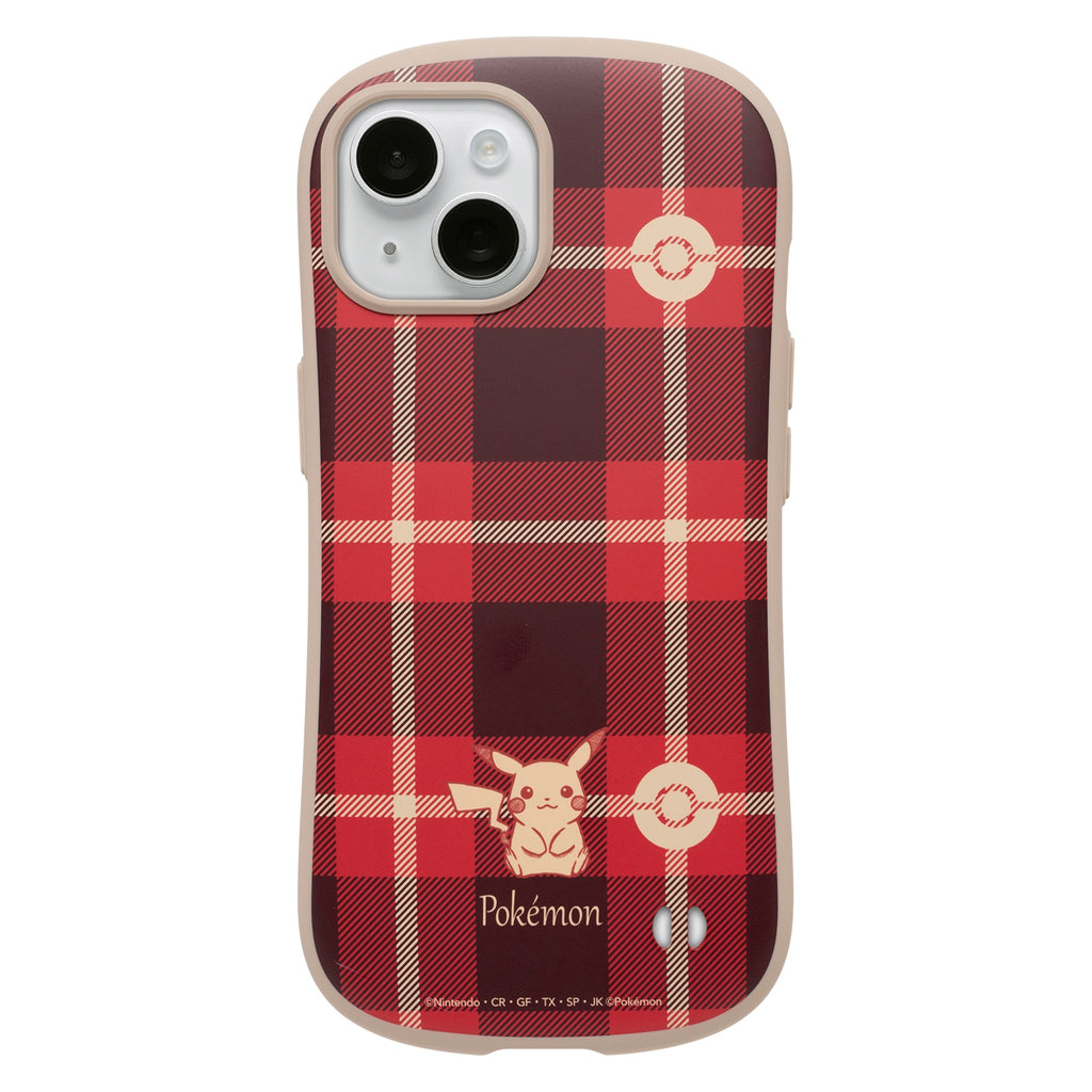 [iPhone 15 only] iFace First Class case (check/red)