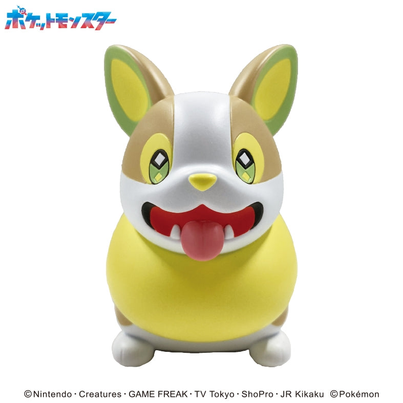 Close-up of Yamper on the coin bank, official Pokemon Center Japan product