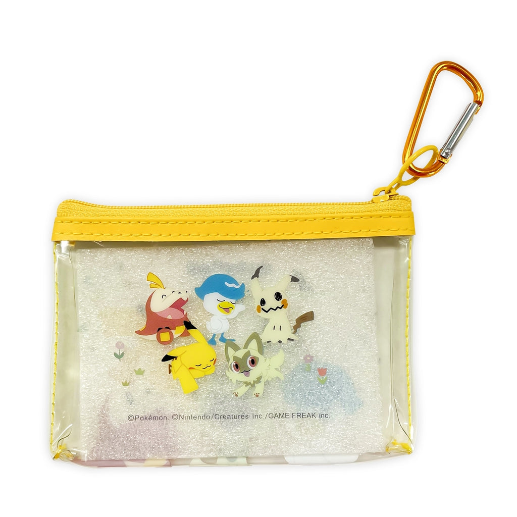 Mini pouch with carabiner/Everyone is good friends
