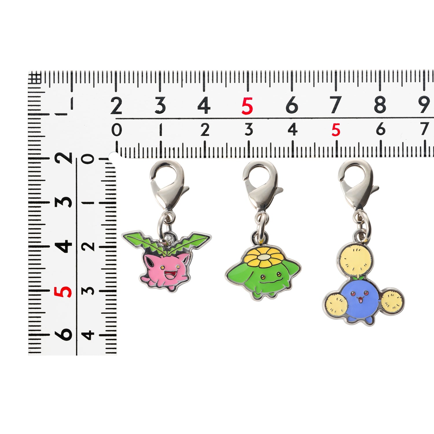 Pokemon metal charm 187, 188, 189 from Japan, officially licensed product