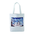Reversible tote bag Snowy Gathering