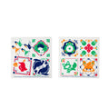 Set of 2 acrylic coasters Paldea tile