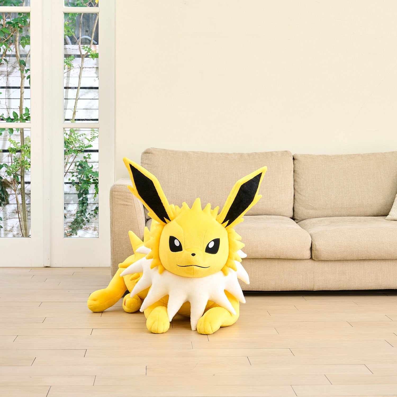 Life-size Sanders plush lying down from Japan, soft and cuddly