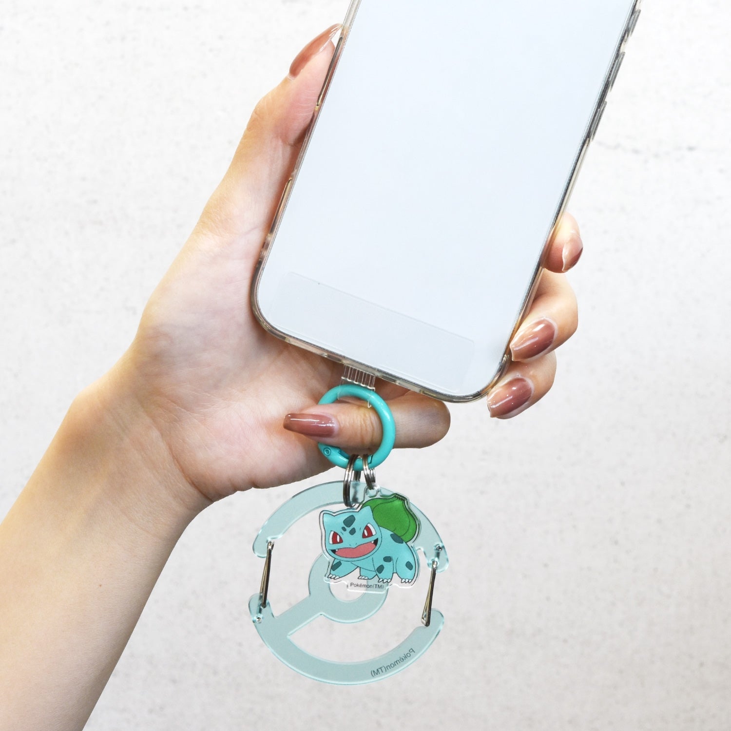 Multi Ring Plus with clear carabiner Bulbasaur
