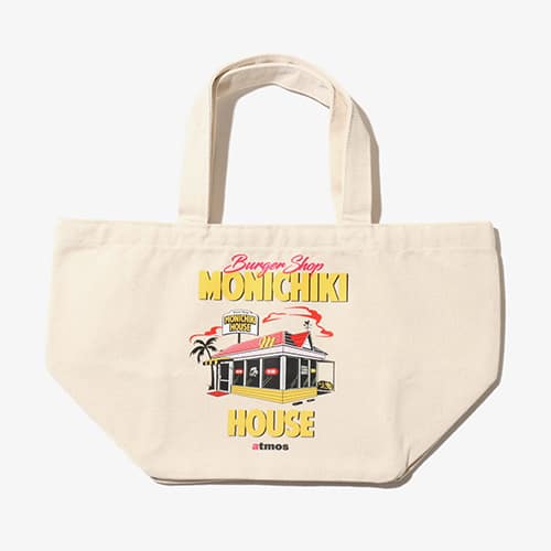 atmos pink x MONICHIKI HOUSE ATMONI TOTE BAG
