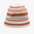 atmos Pink Border Crochet Bucket Hat with pink crochet details from Japan