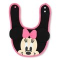 [Baby Doll] Minnie Pop-up Bib 5347 / Baby Baby Gift Present Baby Items 3D Motif Snap Button Included (Adjustable to 2 Levels) Reversible Specifications Polyurethane Coating