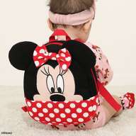 [Baby Doll] Minnie Baby Backpack 7876 / Capacity approx. 4 liters Shoulder belt (chest strap included) Length Adjustable Baby Baby Gift Gift Baby Items