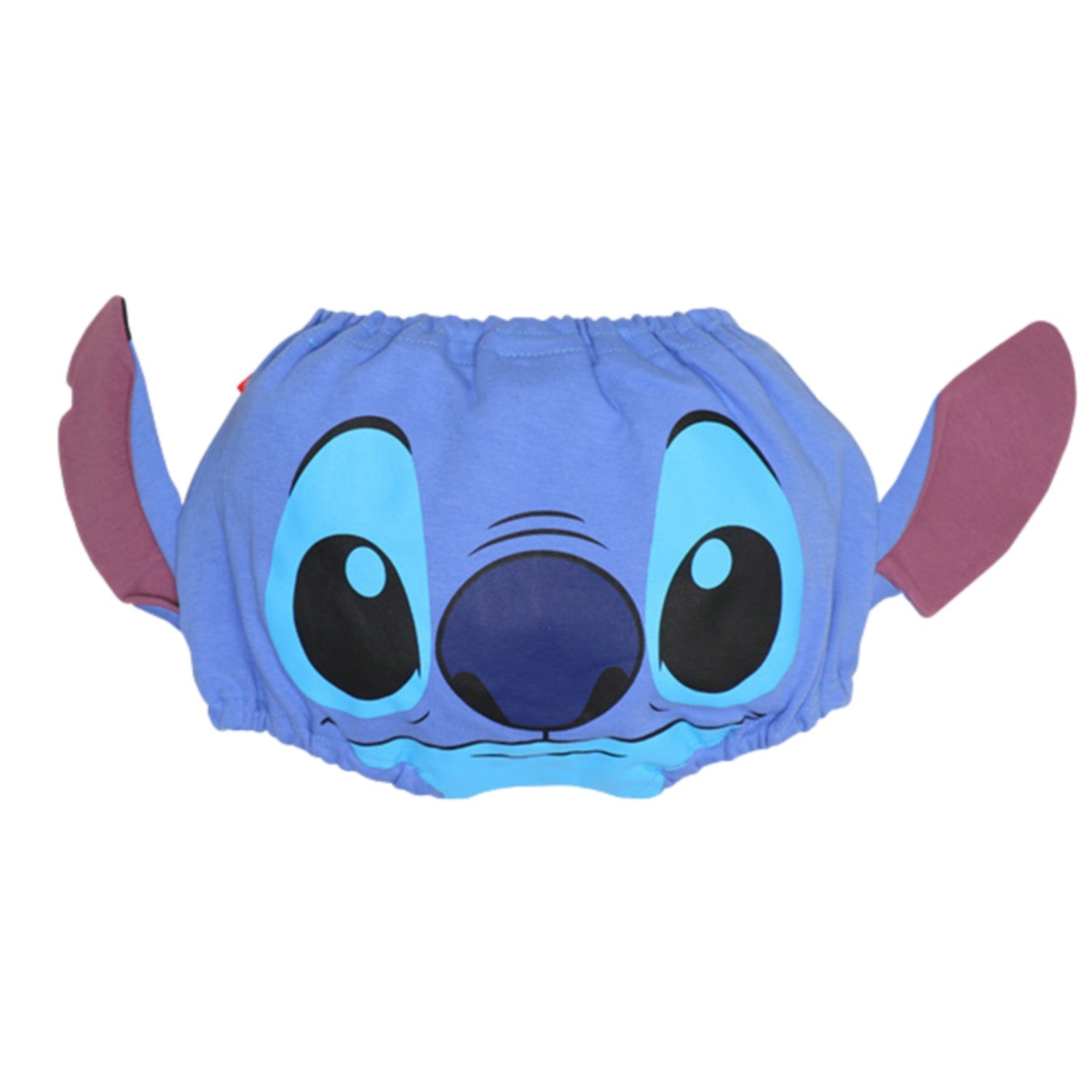 [Babydoll] Stitch Character Baby Bloomers 7909 / Waist Circumference 38cm Baby Size Baby Baby Shower Gift Present Baby Clothes 3D Motif Full Elastic Waist 100% Cotton