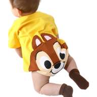 Chip Chubby Romper from Disney Store Japan, 100% cotton baby clothes with 3D motif