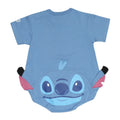 [Babydoll] Stitch Chubby Romper 8207B / 70-80cm Baby Size Baby Baby Shower Gift Present Baby Clothes Short Sleeve 3D Motif Tenjiku Material