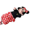 Minnie baby doll with hood and ears from Japan, 100% cotton