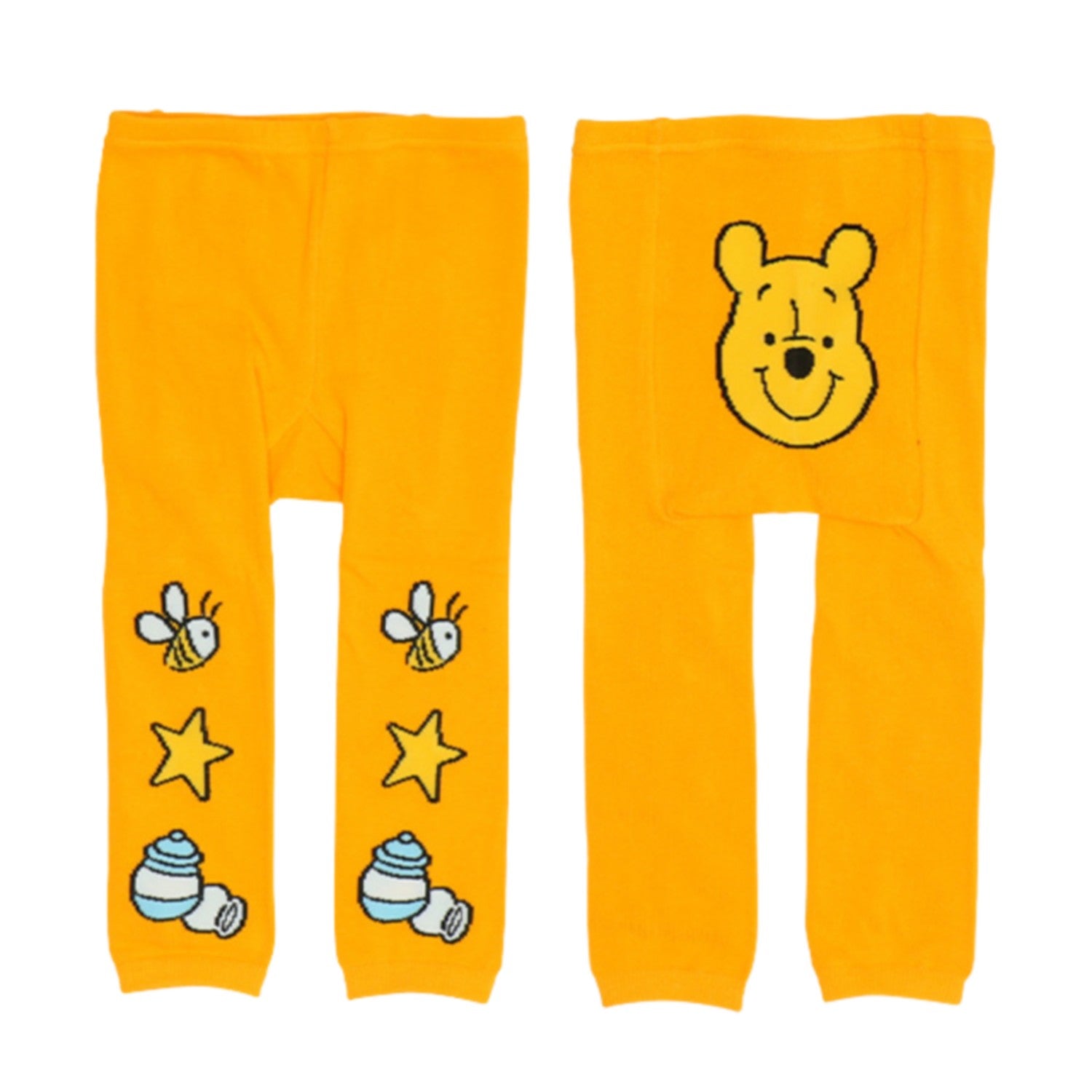 [Baby Doll] Pooh Butt Character Baby Tights 9604 / Free Size Baby Size Baby Baby Gift Gift Present Baby Clothes Baby Items Bottom Tights Cold Prevention Easy