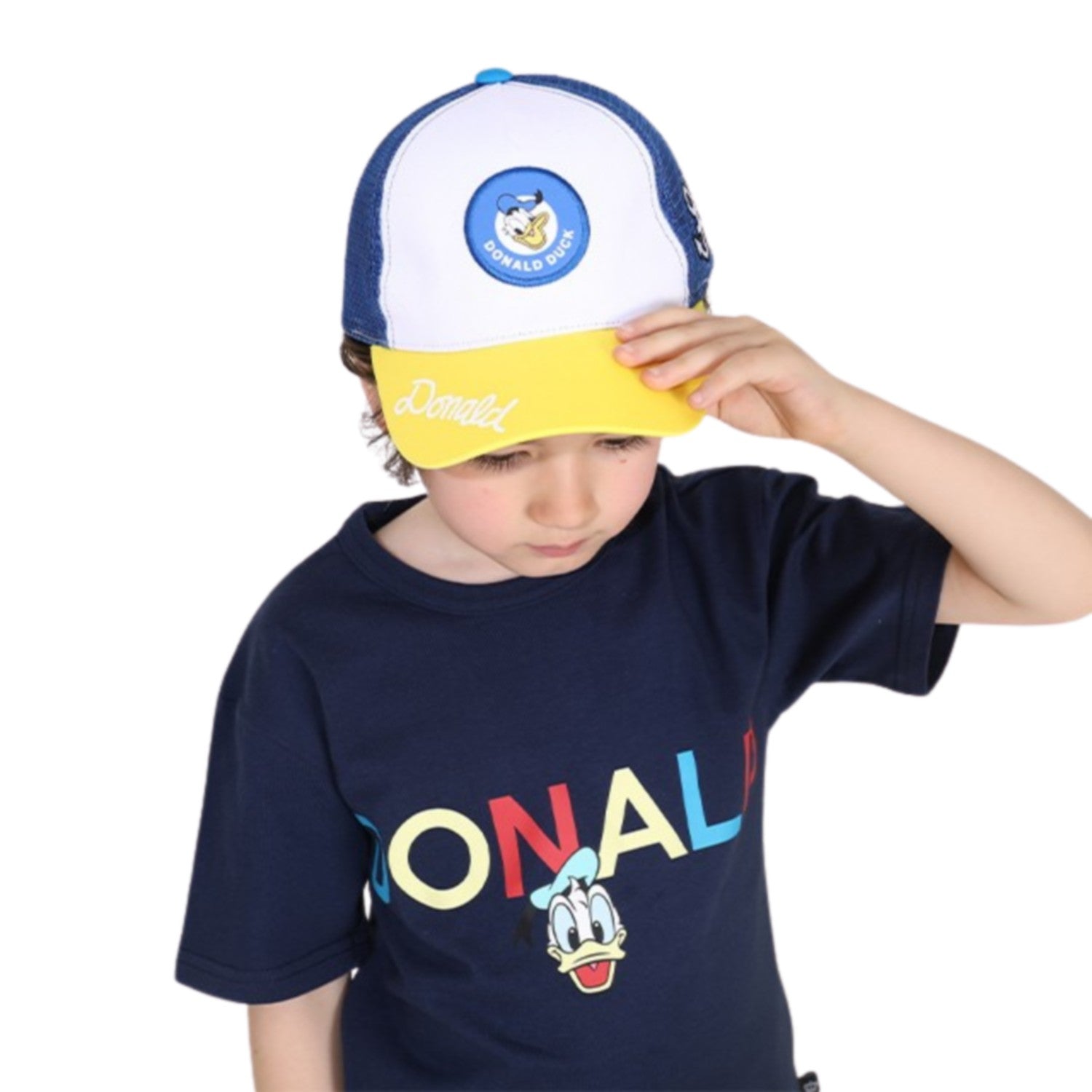 [Baby Doll] Donald Mesh Cap 0234 / Baby Size Kids Hat Cap CAP Sunshade UV Pro...