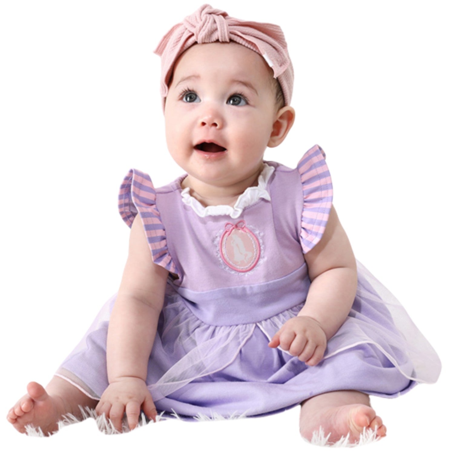 [Baby Doll] Rapunzel Tunic & Bloomers 2 Piece Set 0324B / 70-80cm Baby Clothes Baby Size Baby Baby Gift Present Princess Dress Costume Sleeveless Organza Drawstring Included